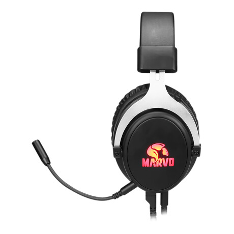 Auriculares Gaming Marvo Pro Hg9052 Multiplataforma 7.1 Led 50mm 001