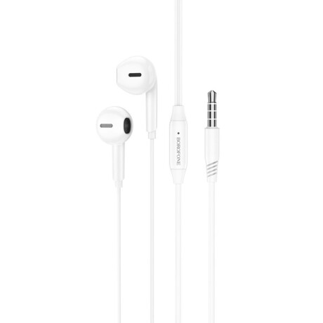 Auriculares Cableado Manos Libres Plug Jack Micrófono Color Blanco