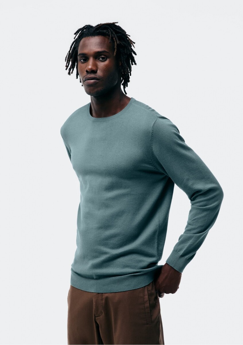 BUZ TEJIDO ESCOTE A LA BASE - VERDE 