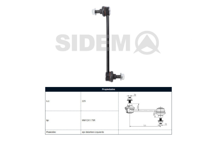 Bieleta Ford Ranger 4X4/Ranger 4X2, Mazda Bt50 12-25 Izq Bieleta Ford Ranger 4X4/Ranger 4X2, Mazda Bt50 12-25 Izq