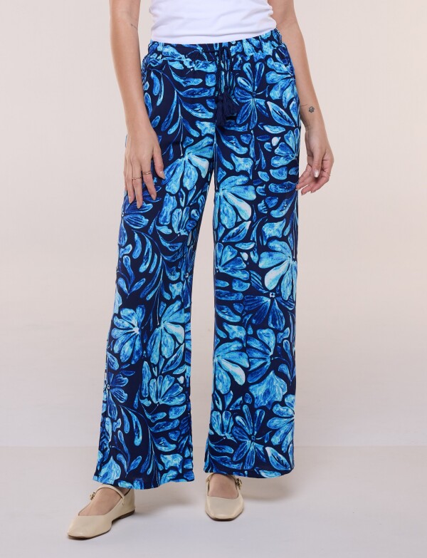 Pantalón Print AZUL/MULTI