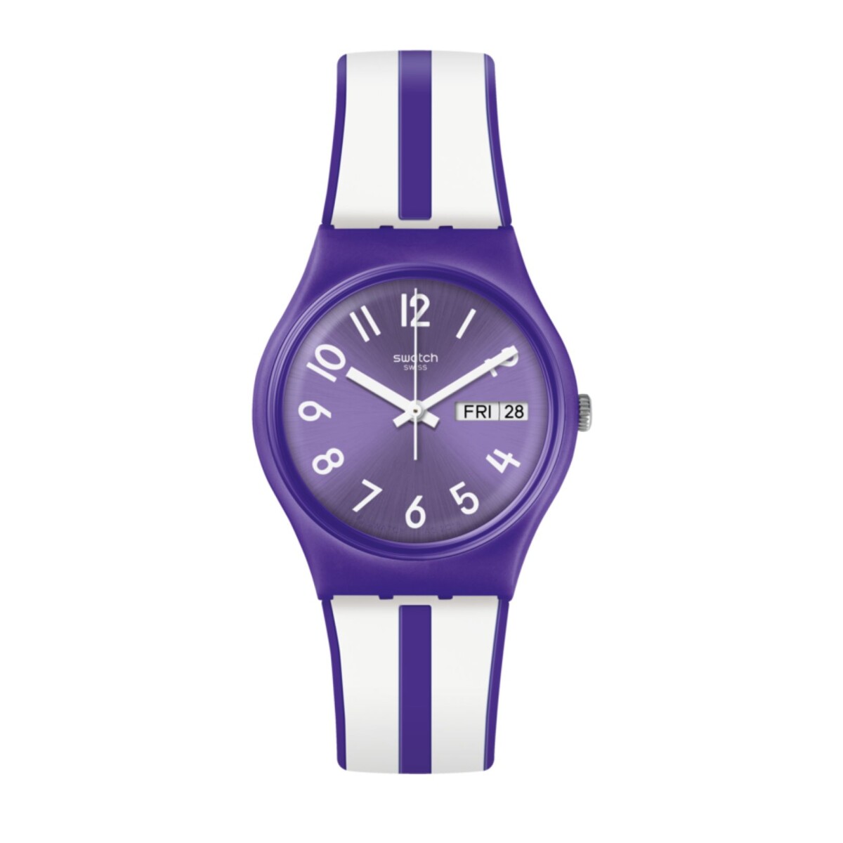 Reloj Swatch GV701 Nuora Gelso en silicona violeta - Violeta 