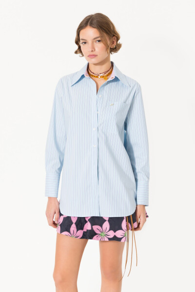 CAMISA CHAMP Celeste