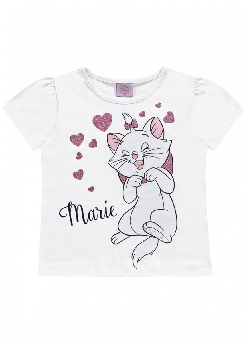 Remera en tejido de punto Marie - BLANCO 