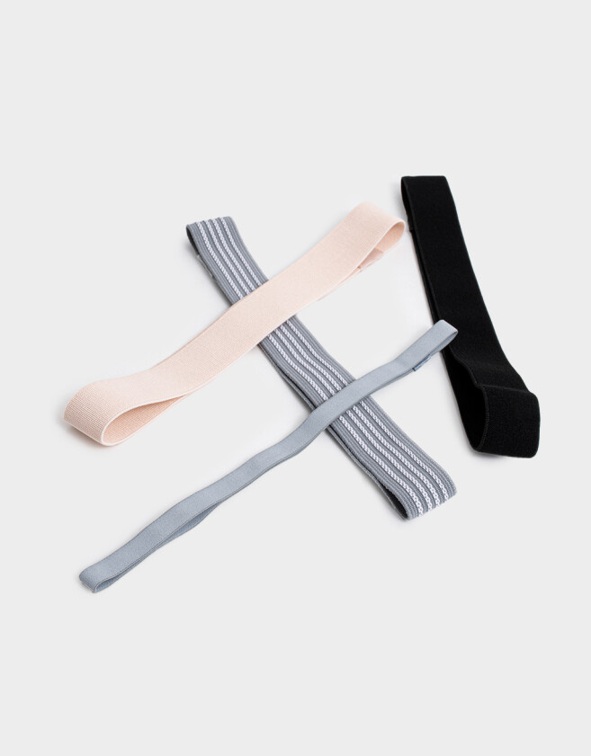 Vinchas Sets Set por 4 Set De Vinchas Deportivas - Gris Medio
