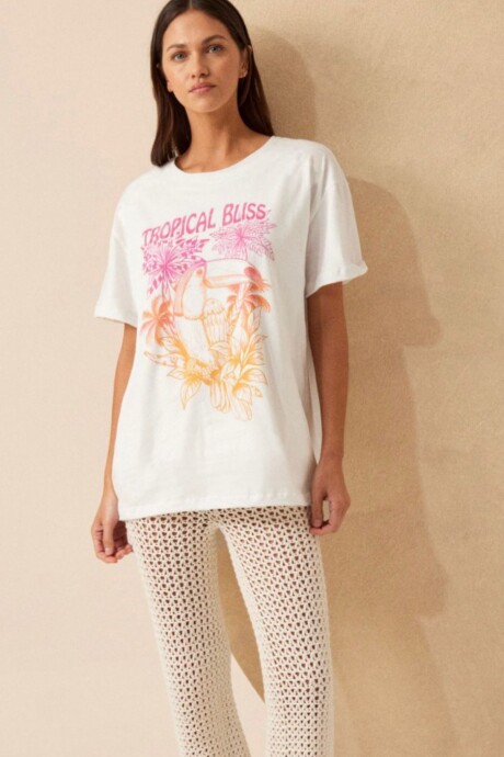 REMERA BLISS BLANCO