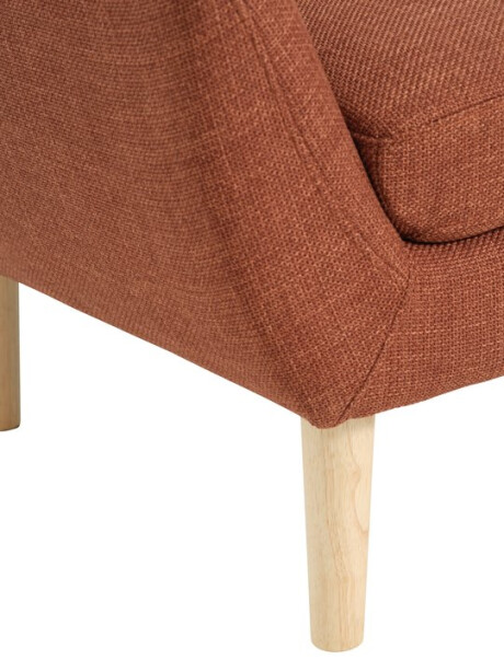 Sofá EGEDAL de 2,5 cuerpos tela terracota Sofá EGEDAL de 2,5 cuerpos tela terracota