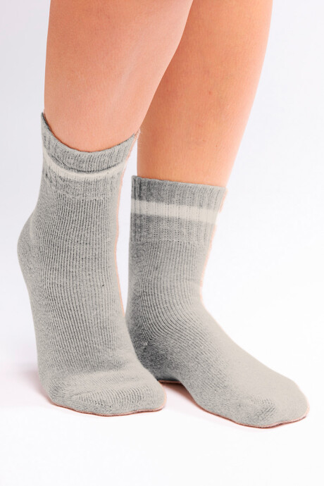 MEDIAS BURGA Gris