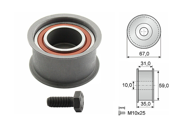 Tensor Guia Correa Dist. Audi A6/A4 94-01 Tensor Guia Correa Dist. Audi A6/A4 94-01