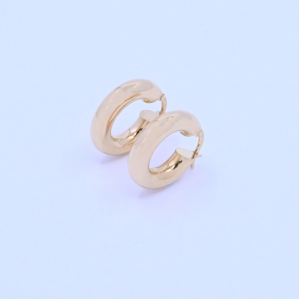 Aros oro 18k bombé. Aros oro 18k bombé.