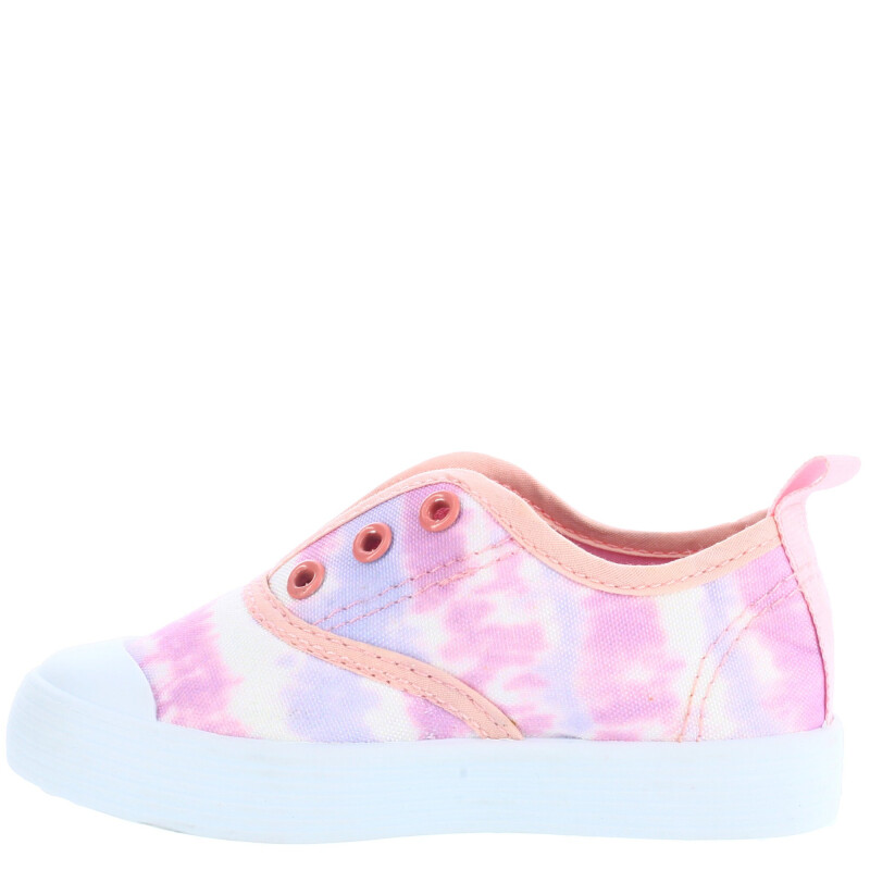 Championes Infantiles Croco Kids SPAR con elástico sin cordones Rosado - Blanco