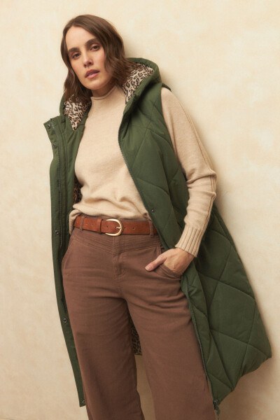 CHALECO ROWYN Verde Oscuro