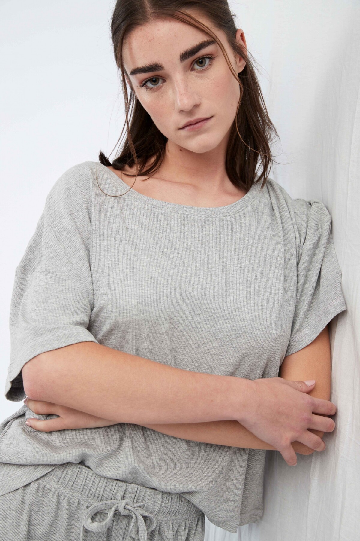 Top Larissa Gris