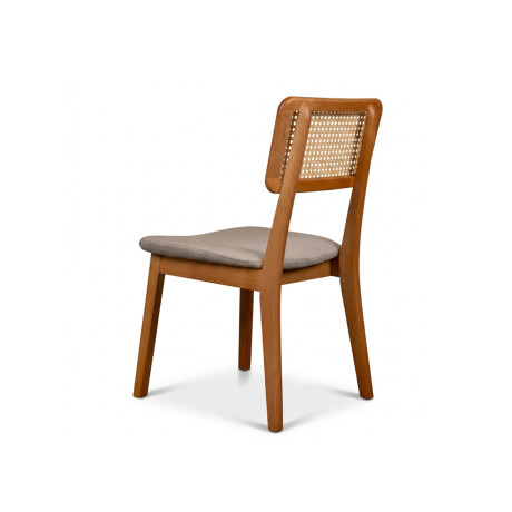 Silla Classic con tejido - Tela Rústica Greige cálido