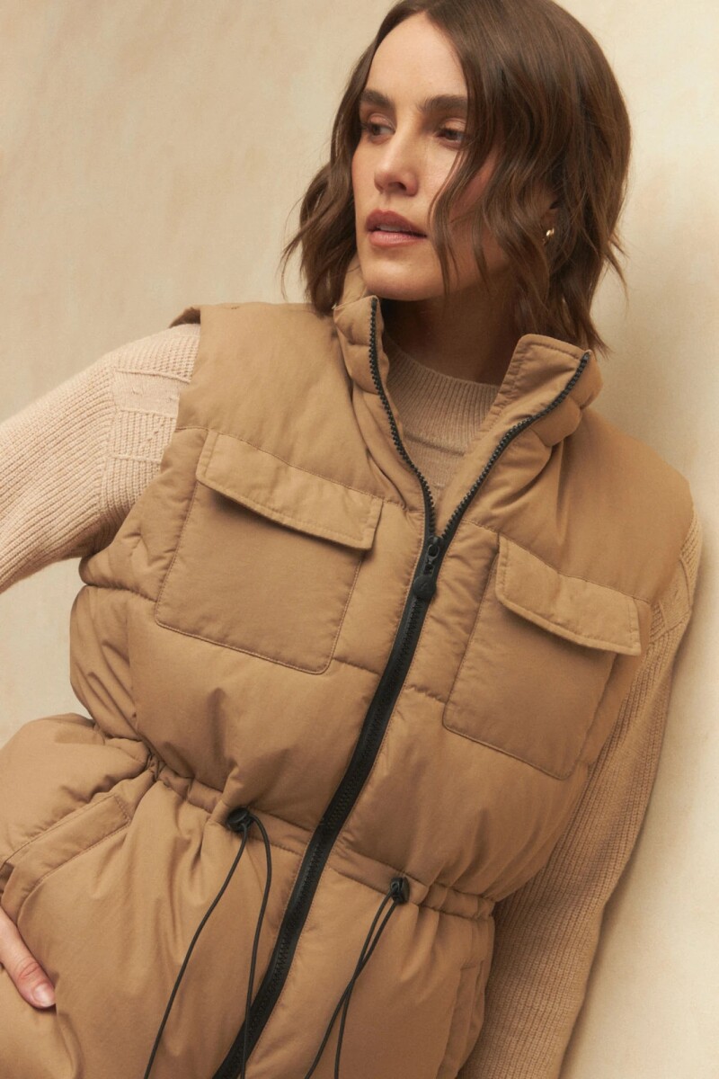 CHALECO ALLIE ROLLER - TOSTADO 