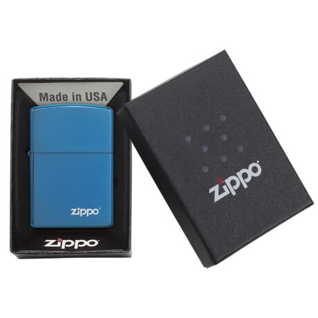 Encendedor Zippo Sapphire con logo - 20446ZL Encendedor Zippo Sapphire con logo - 20446ZL