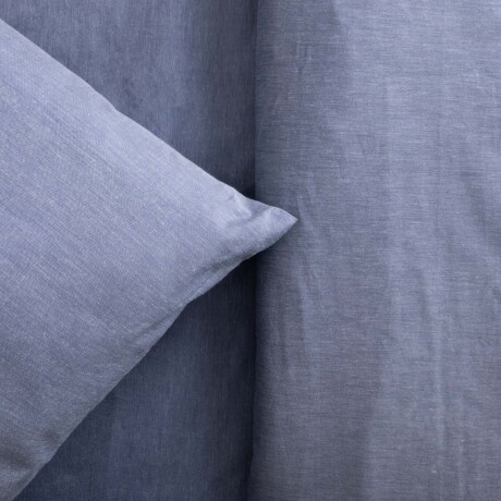 JGO. SÁBANAS 1 1/2 PLAZA ALGODON-Y-POLIESTER AZUL CHAMBRAY