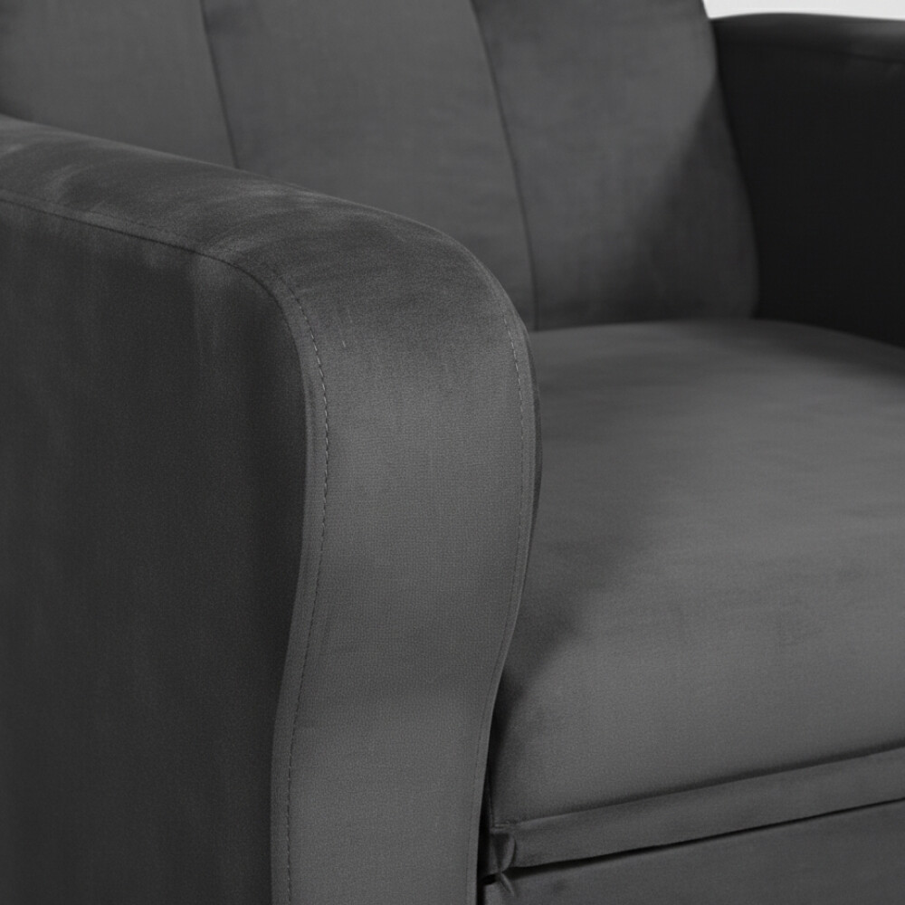 SOFÁ SILLÓN POLTRONA BUTACA RECLINABLE GRIS