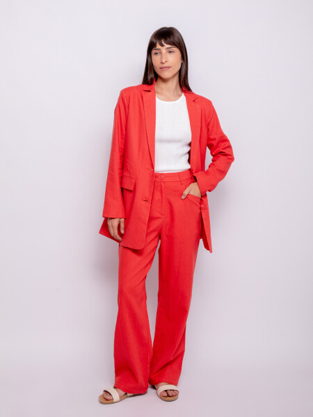 BLAZER PATEL Rojo Tabasco