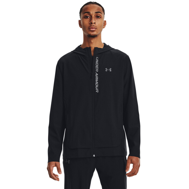 UA OUTRUN THE STORM JACKET-BLK BLK-002