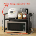 Estante de microondas y horno extensible de cocina Estante de microondas y horno extensible de cocina