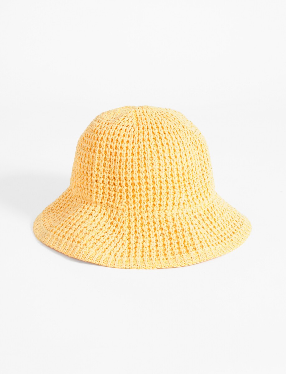 Gorro knit - amarillo 