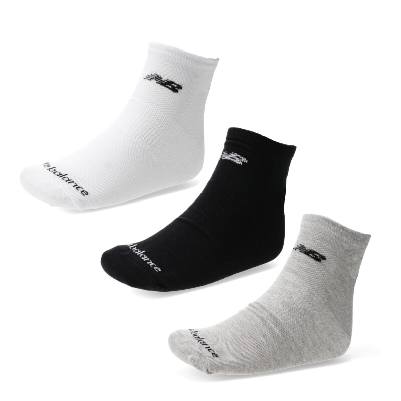 Medias Unisex New Balance X3 Show Unisex Blanco - Gris - Negro