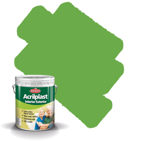 Acrilplast Látex Acrílico Interior Exterior Verde Pradera