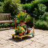 Carro Carrito Carga Plegable Plataforma Ruedas 150 Kg Color Amarillo Negro