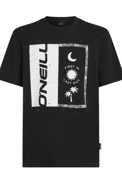 Remera O'Neill Front Print Negro Negro