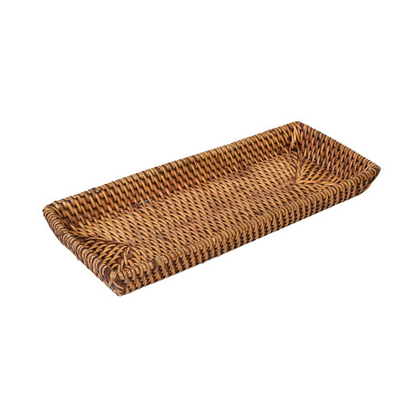 BANDEJA RATTAN MARRON TRT 2117