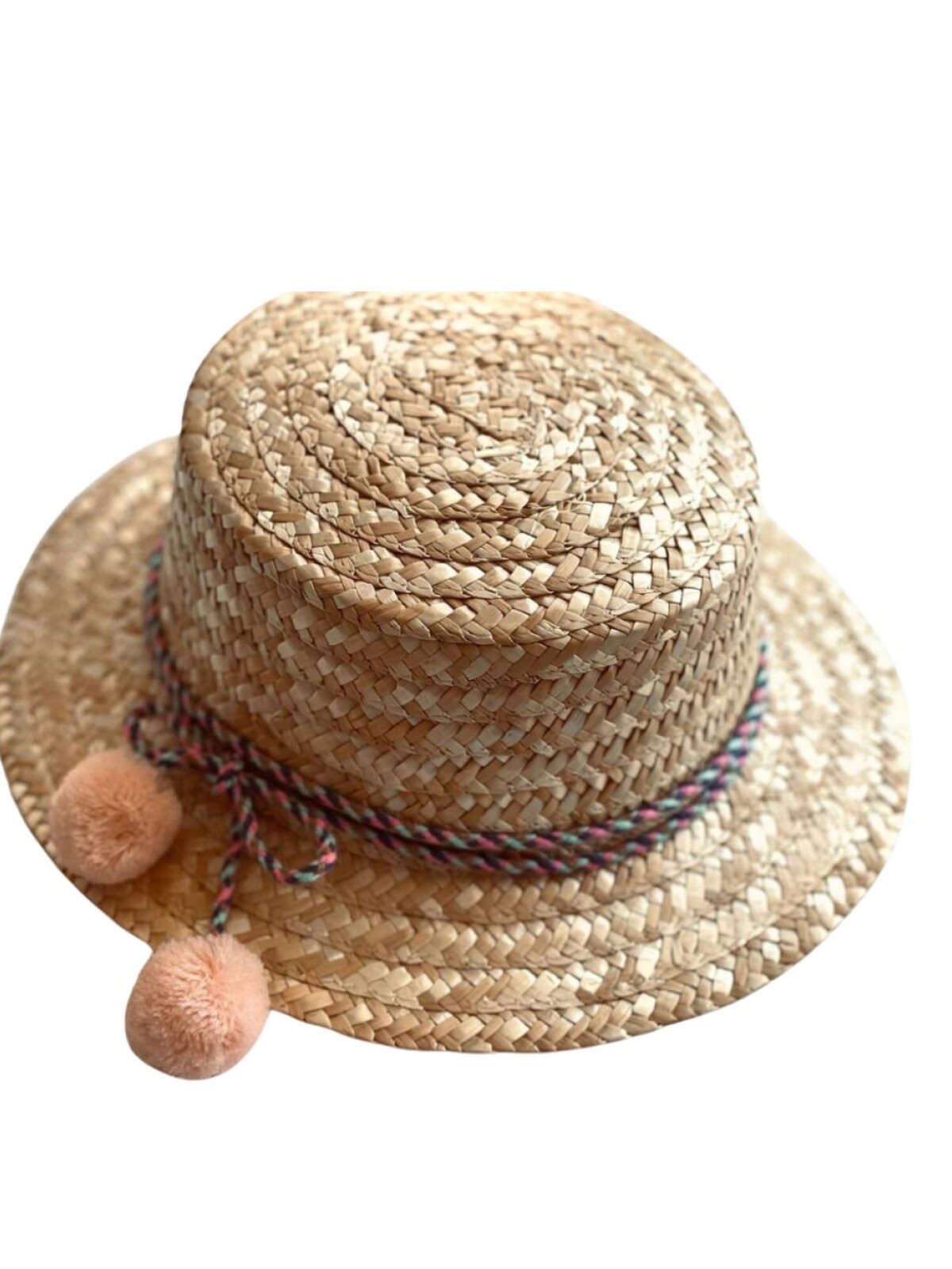 Sombrero Fibras Naturales Pompón Sombrero Fibras Naturales Pompón