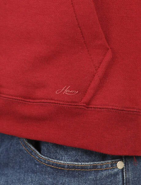 470914 SWEATER CANGURO HARRY Rojo Oscuro