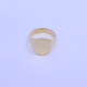 Anillo oro 18k macizo sello mesa oval. Anillo oro 18k macizo sello mesa oval.