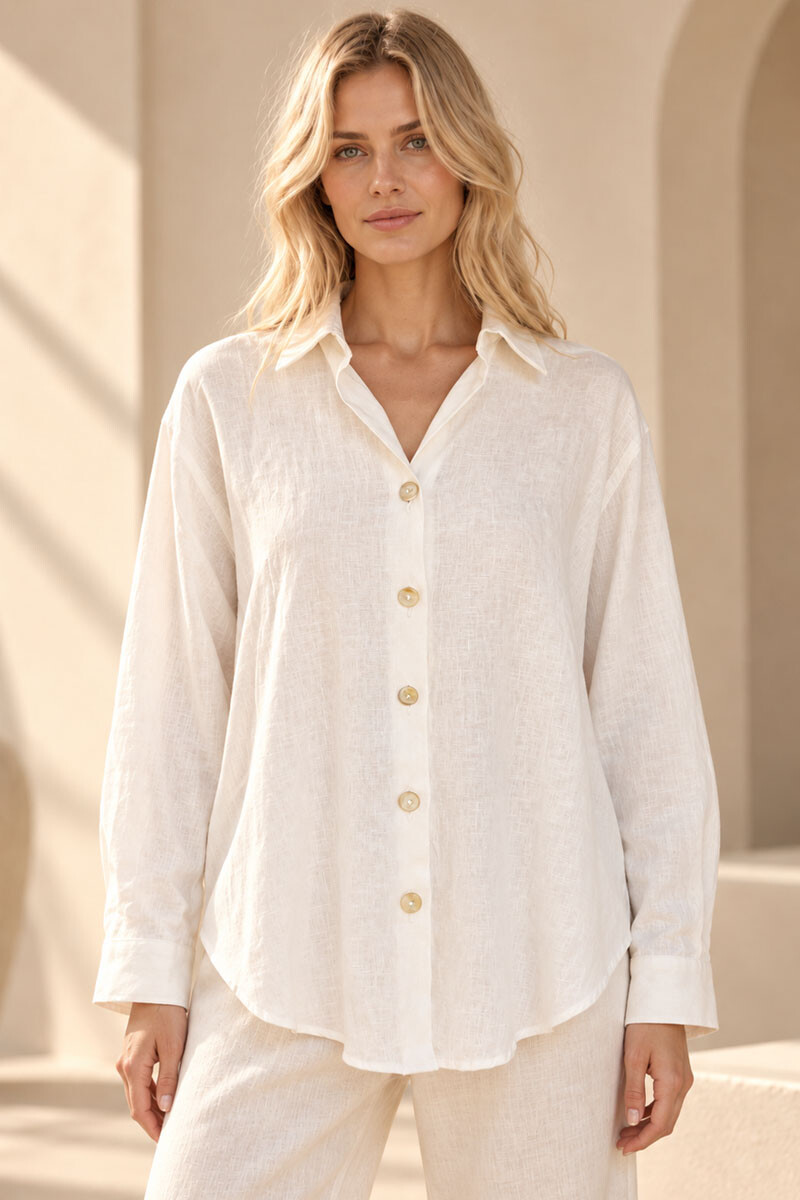 Camisa amalfi Blanca