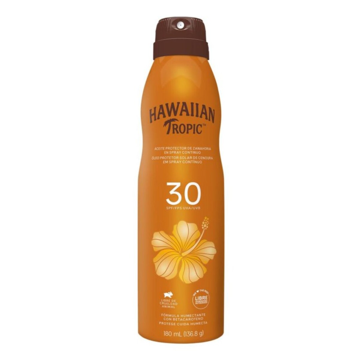 Protector Solar Carrot Spray Continuo Factor 30 - Hawaiian Tropic 