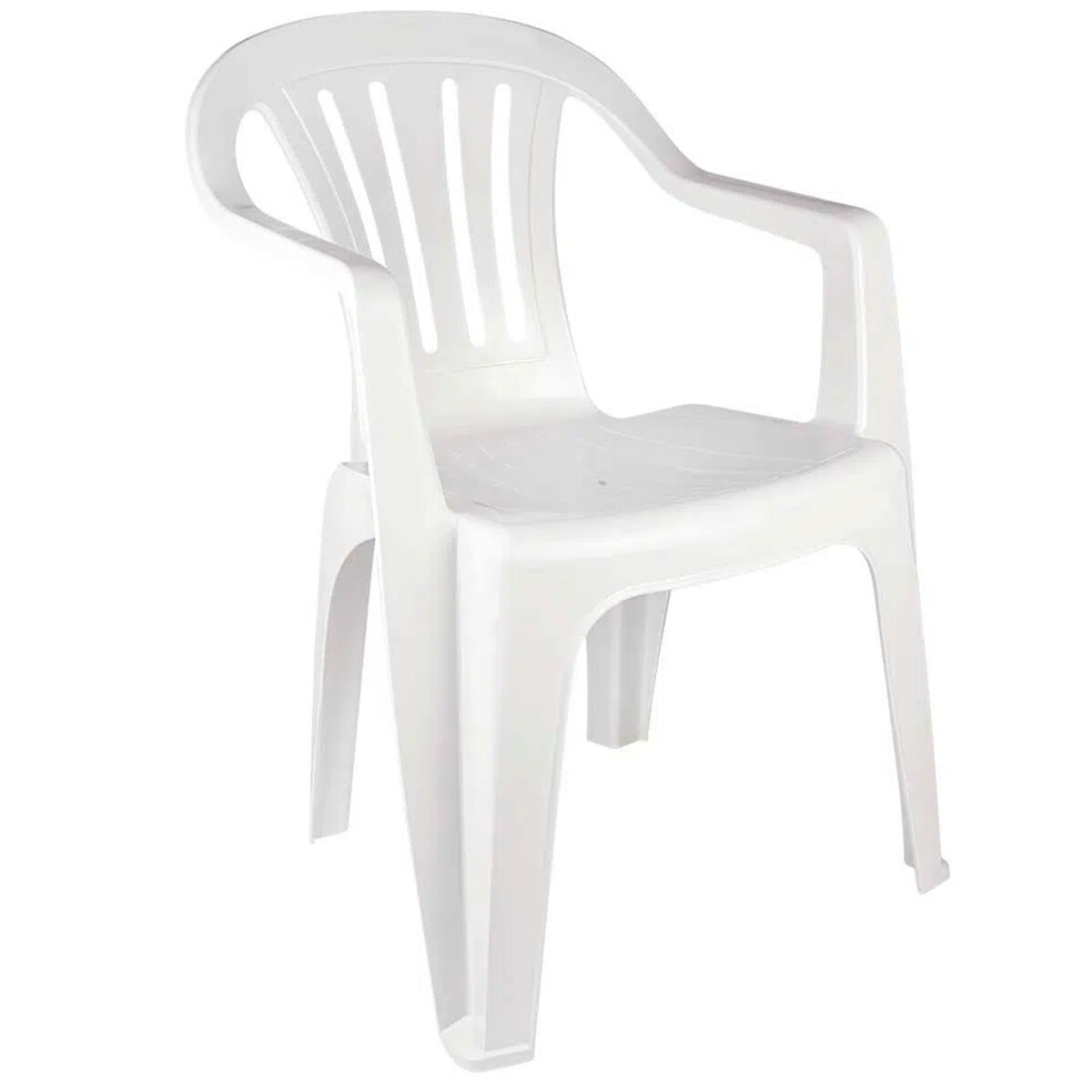 Silla Bela Vista con apoya brazos - BLANCO 