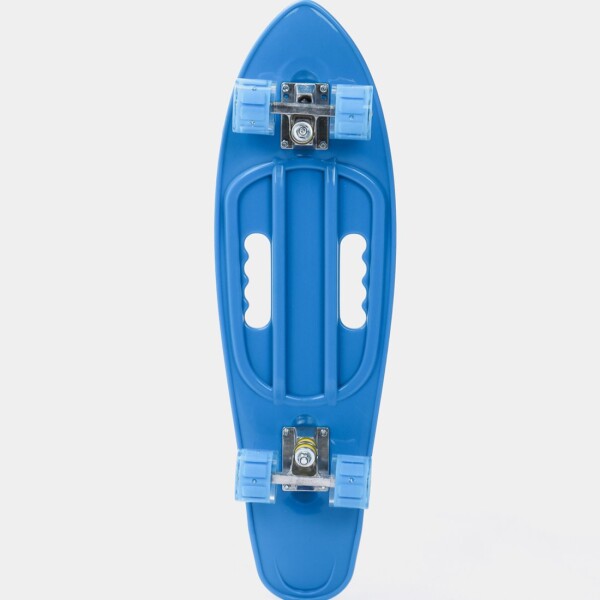 Skate Longboard Patineta Ruedas Siliciona Trucks Aluminio Color Variante Azul