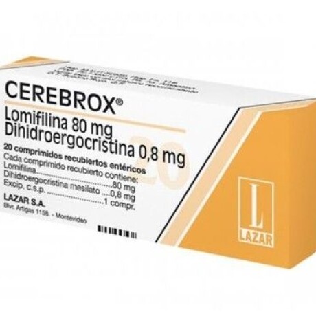 CEREBROX X20 COMPRIMIDOS CEREBROX X20 COMPRIMIDOS