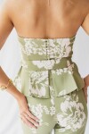BLUSA FRANCESCA GREEN & NUDE BLOSSOM BLUSA FRANCESCA GREEN & NUDE BLOSSOM