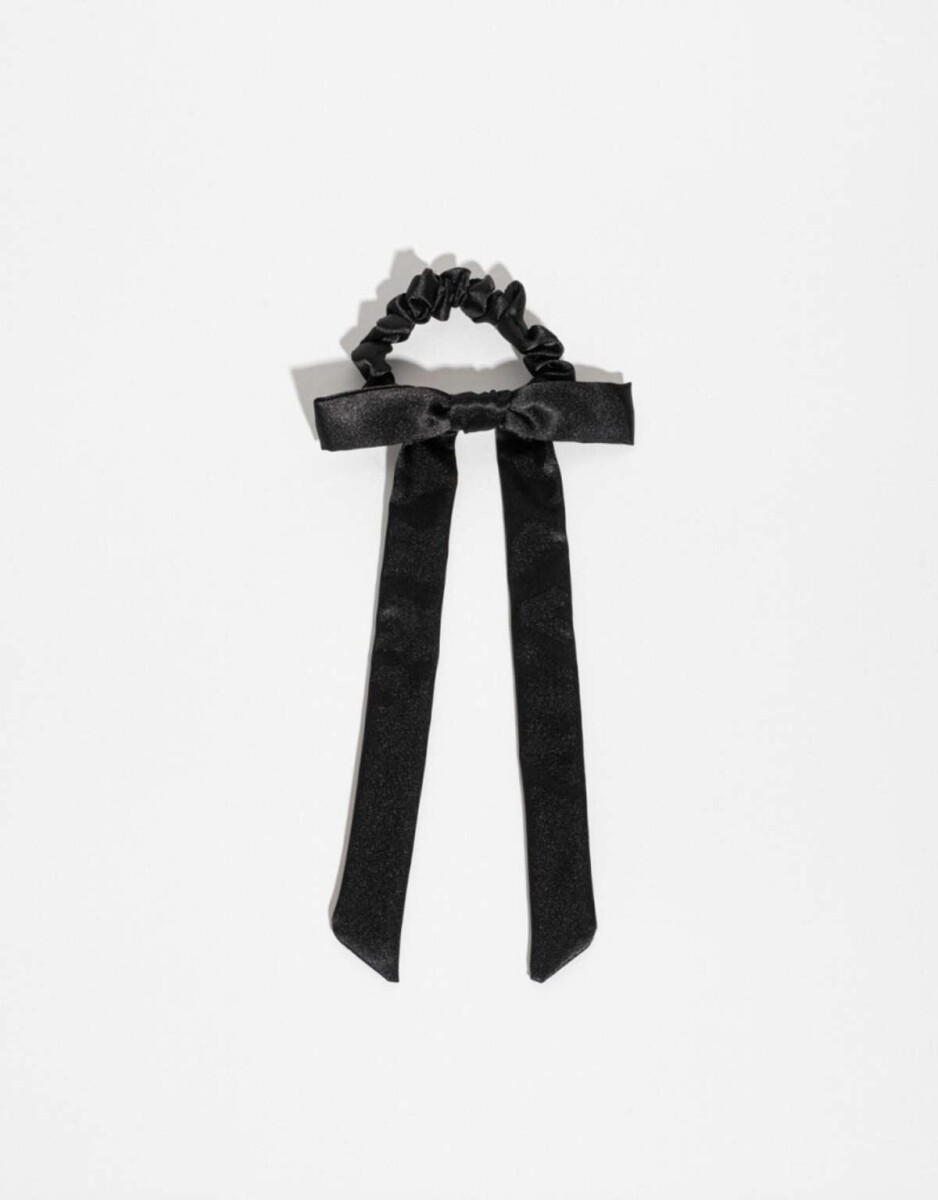 Gomita Con Lazo - Negro 