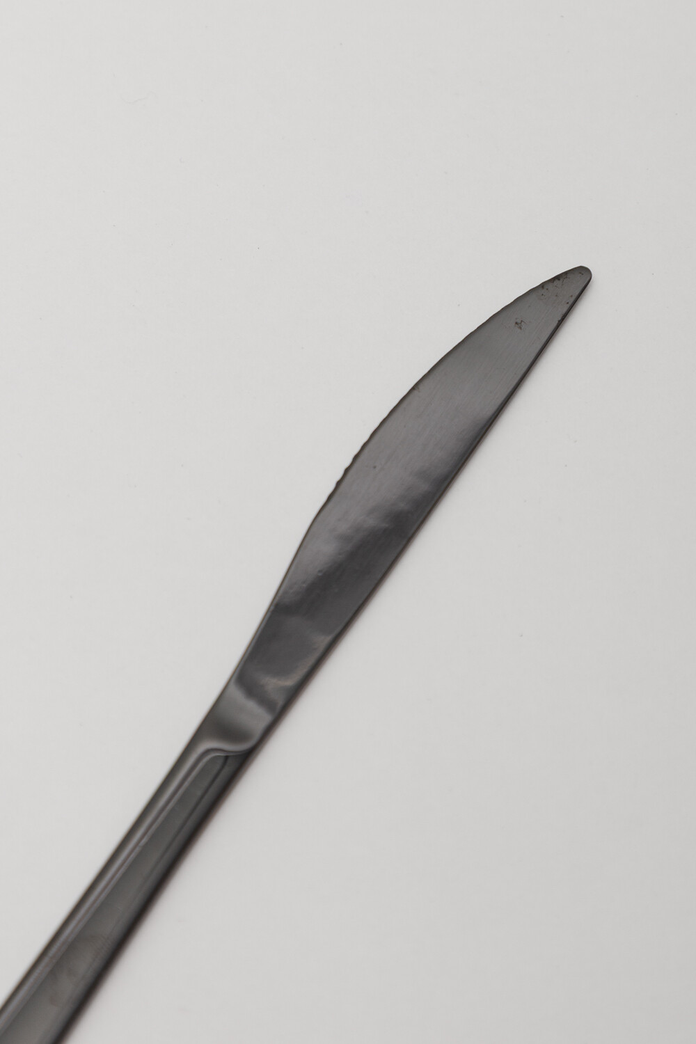 Cuchillo Asher Set 4un. Negro Brillante Color Unico