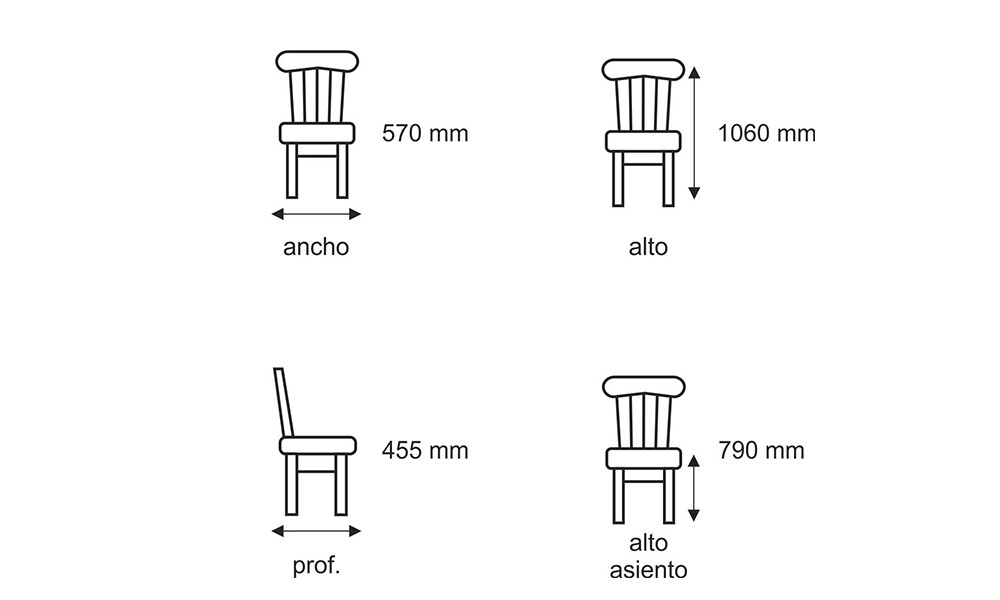Silla butaca TOLO H2160 Silla Butaca Tolo H2160