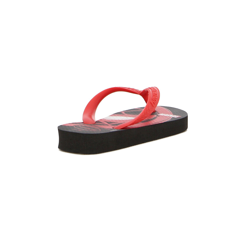 Havaianas Top.marvel.logomania Negro-rojo