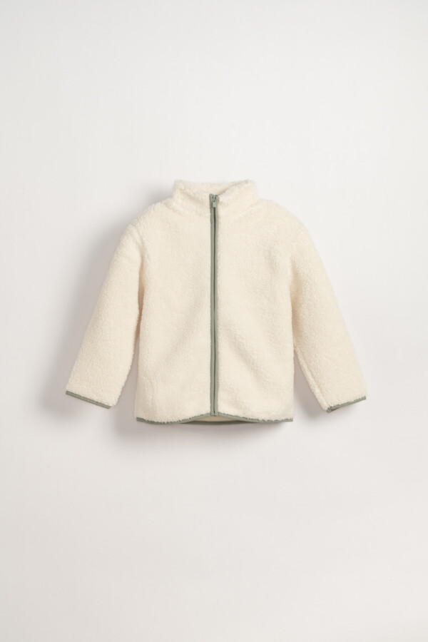 Campera de sherpa Crudo