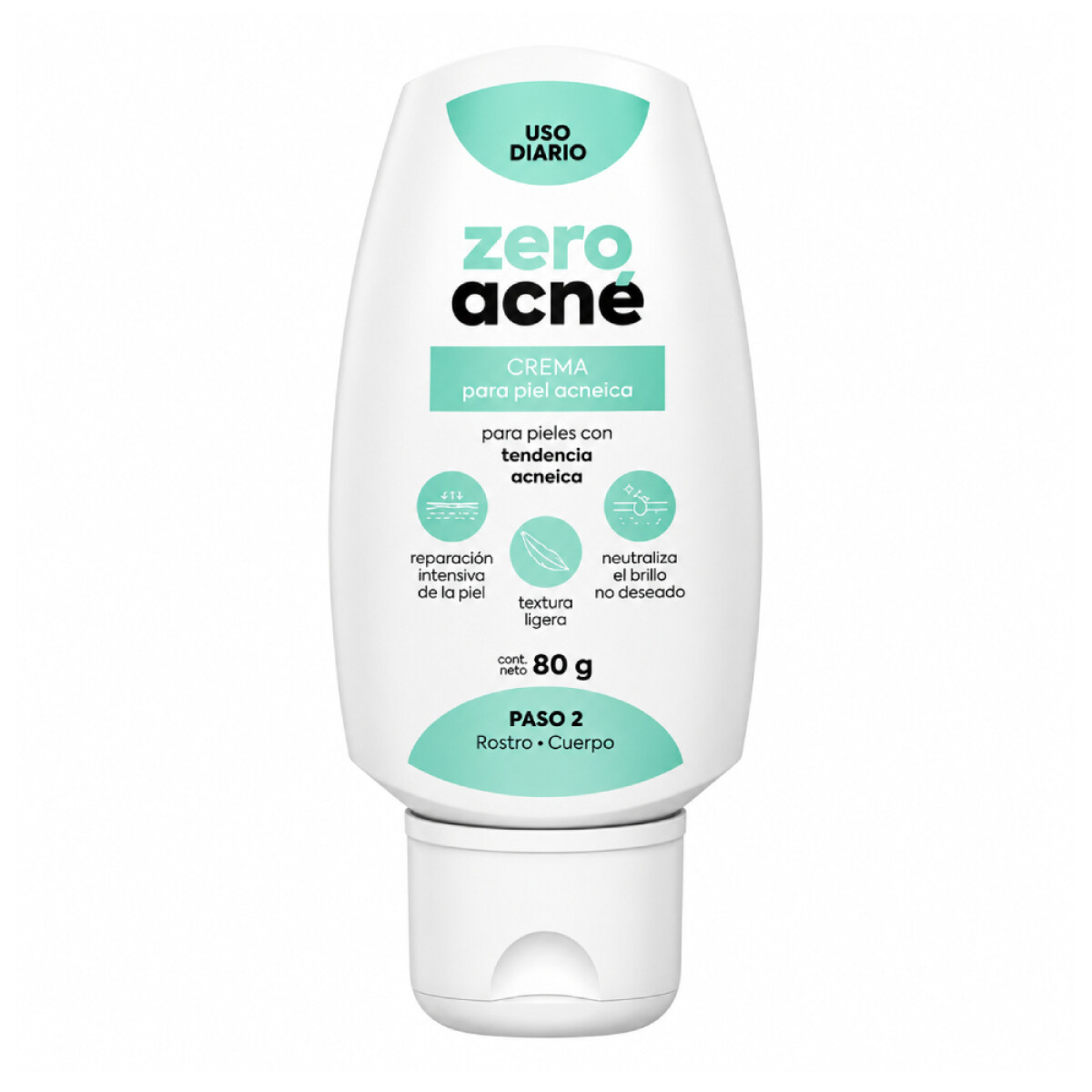 Crema Hidratante Facial Zero Acne 80g 