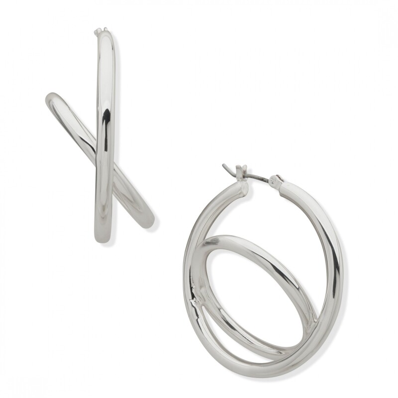 Aros 38MM Orbital Hoop Click It Silver