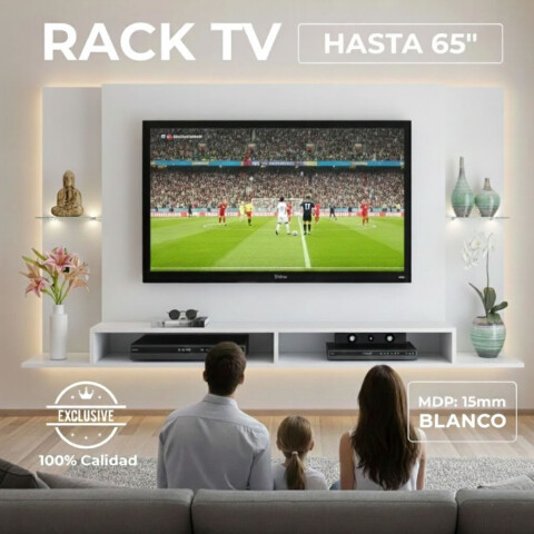 Rack Flotante Tv 65 Pulgadas Grafito - Con Estantes De Vidrio Y Pasacables Rack Flotante Tv 65 Pulgadas Grafito - Con Estantes De Vidrio Y Pasacables
