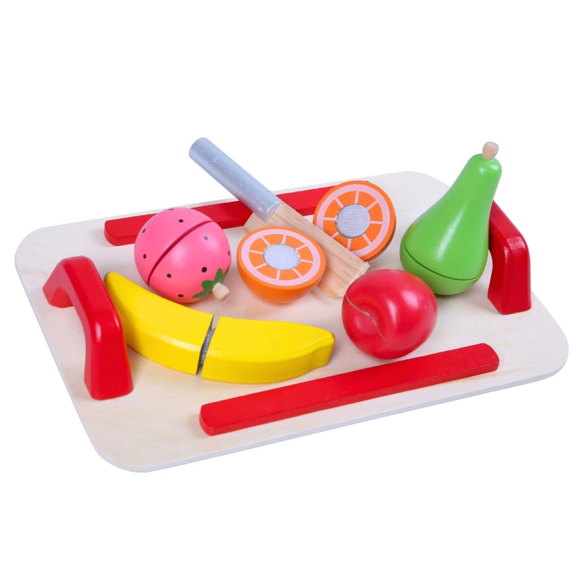 Juego Infantil Set de Frutas 4306 en Madera 12 Piezas 