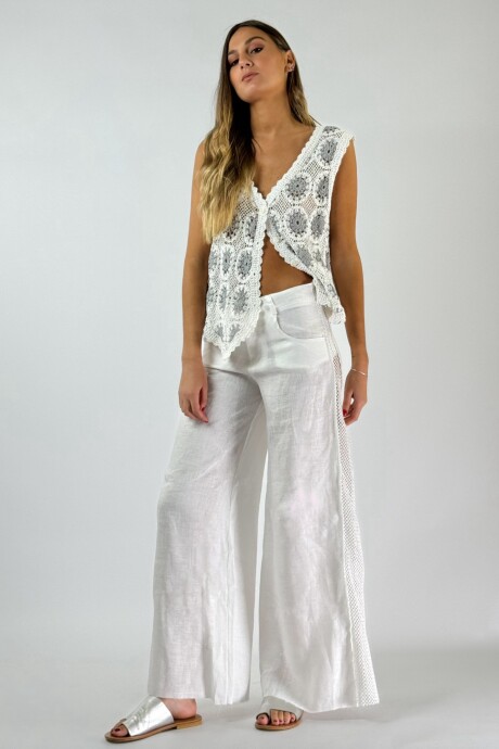 PANTALON ROMEO RED Blanco